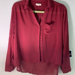 Maroon blouse